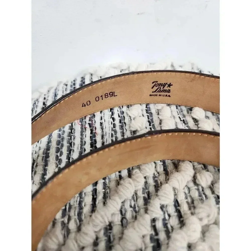 Tony Lama Leather Belt 40 Inch